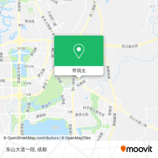 东山大道一段地图