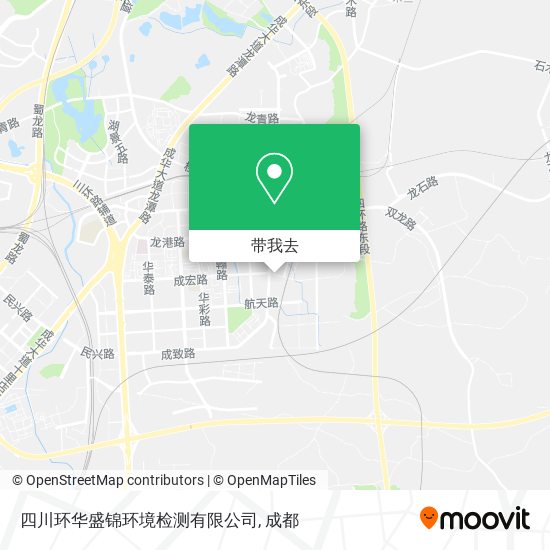 四川环华盛锦环境检测有限公司地图