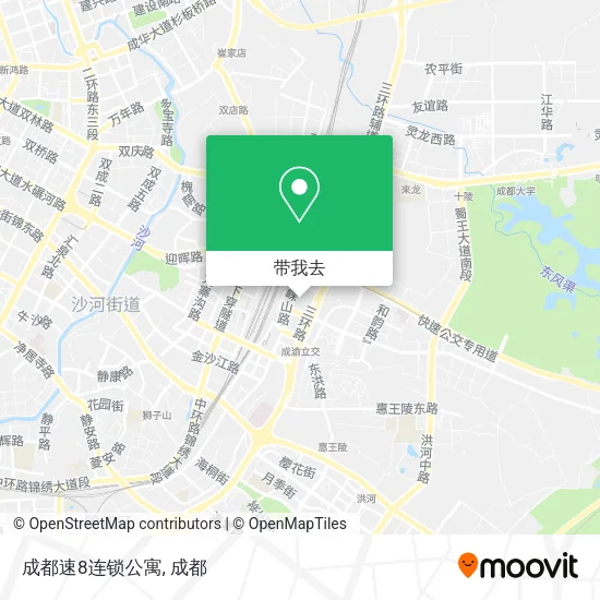 成都速8连锁公寓地图