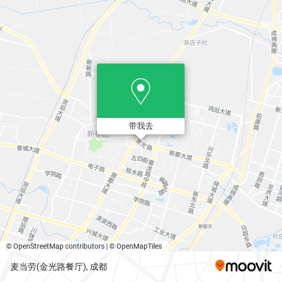 麦当劳(金光路餐厅)地图