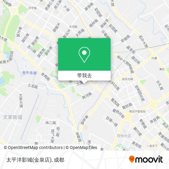 太平洋影城(金泉店)地图