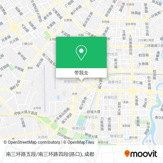 南三环路五段/南三环路四段(路口)地图