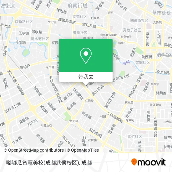 嘟嘟瓜智慧美校(成都武侯校区)地图