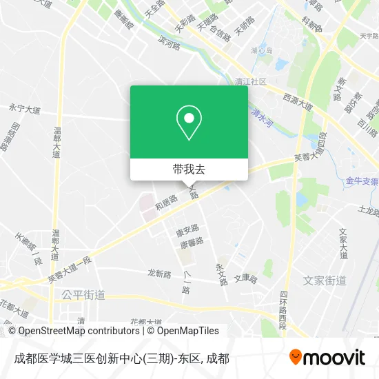 成都医学城三医创新中心(三期)-东区地图