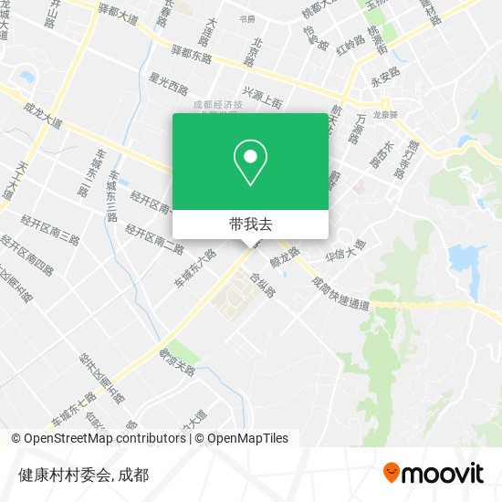 健康村村委会地图