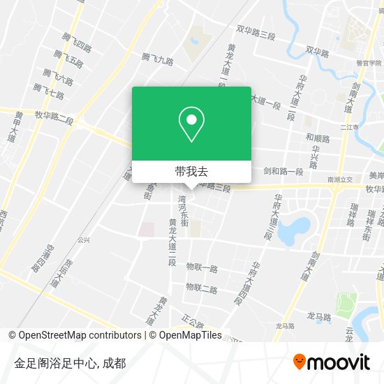 金足阁浴足中心地图