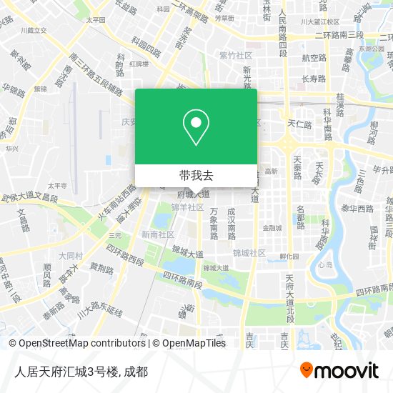 人居天府汇城3号楼地图