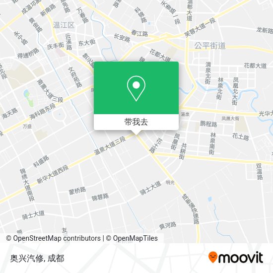 奥兴汽修地图
