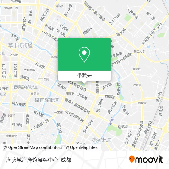 海滨城海洋馆游客中心地图