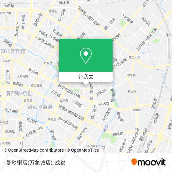 曼玲粥店(万象城店)地图