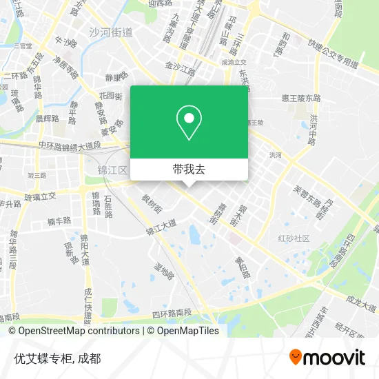 优艾蝶专柜地图