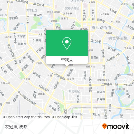 衣冠庙地图