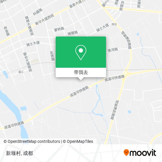 新堰村地图