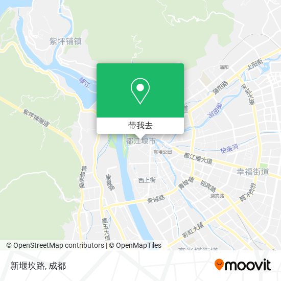 新堰坎路地图
