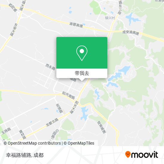 幸福路辅路地图