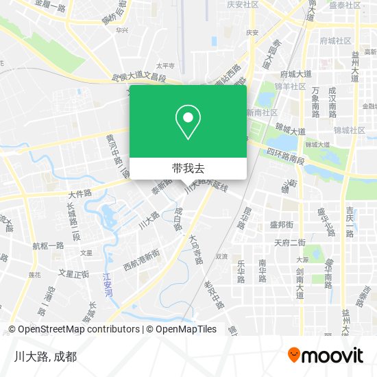 川大路地图