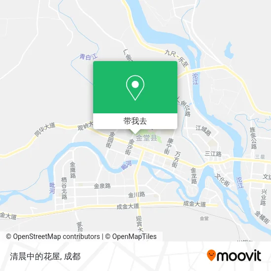 清晨中的花屋地图