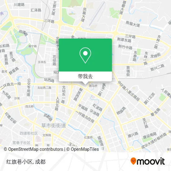 红旗巷小区地图