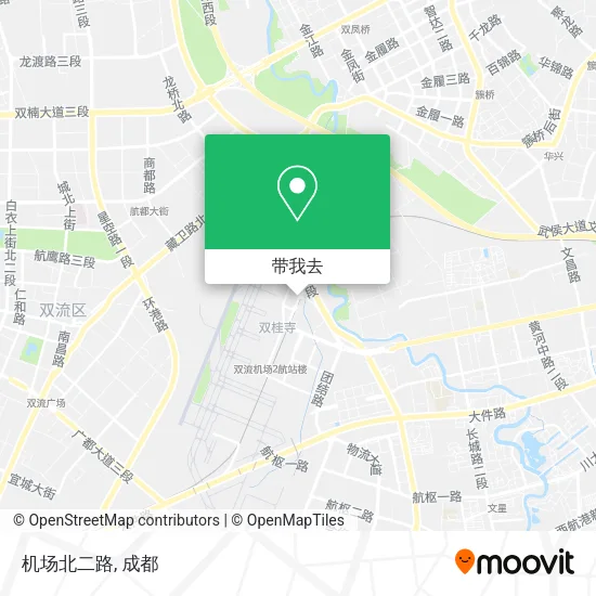 机场北二路地图