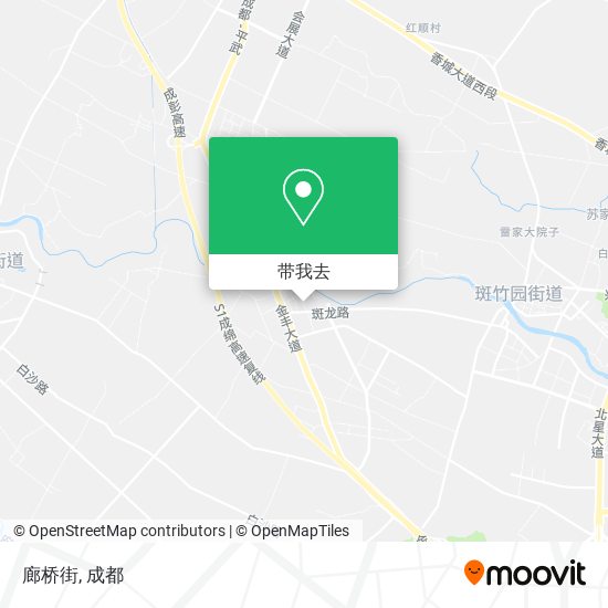 廊桥街地图