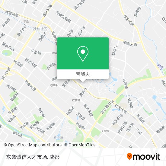 东鑫诚信人才市场地图