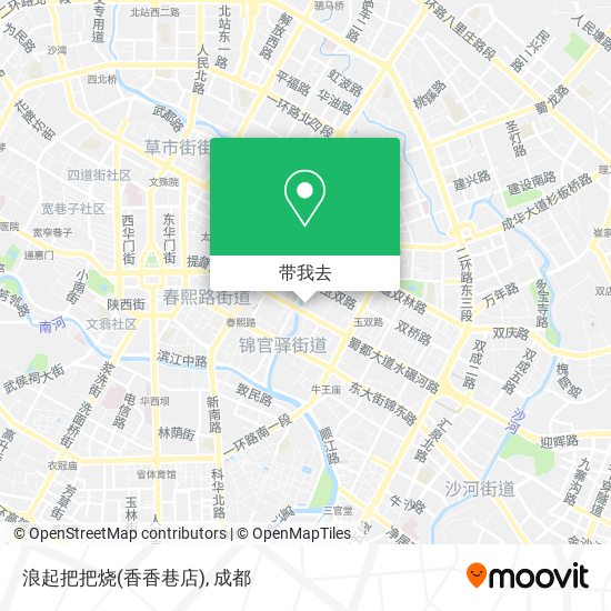 浪起把把烧(香香巷店)地图