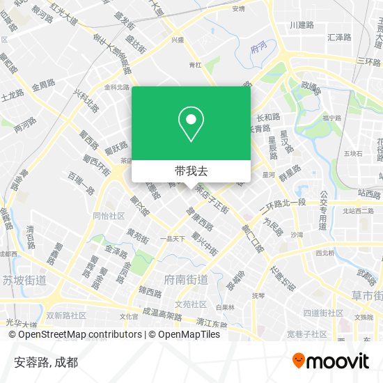 安蓉路地图