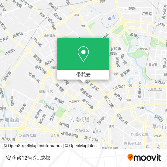 安蓉路12号院地图