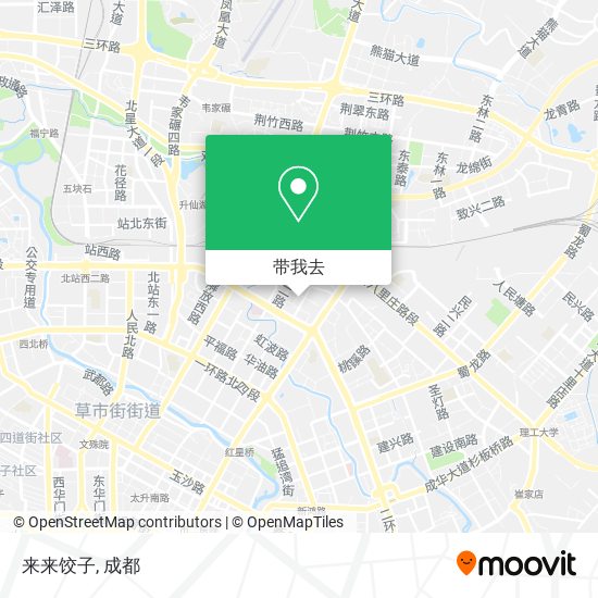 来来饺子地图