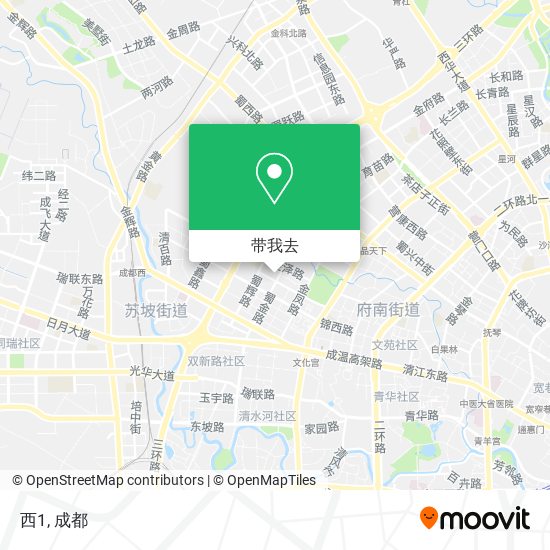 西1地图