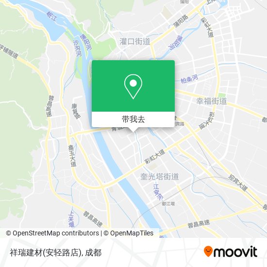 祥瑞建材(安轻路店)地图