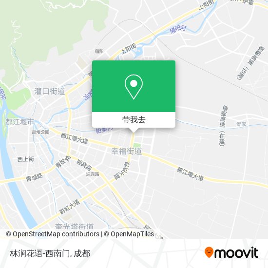 林涧花语-西南门地图