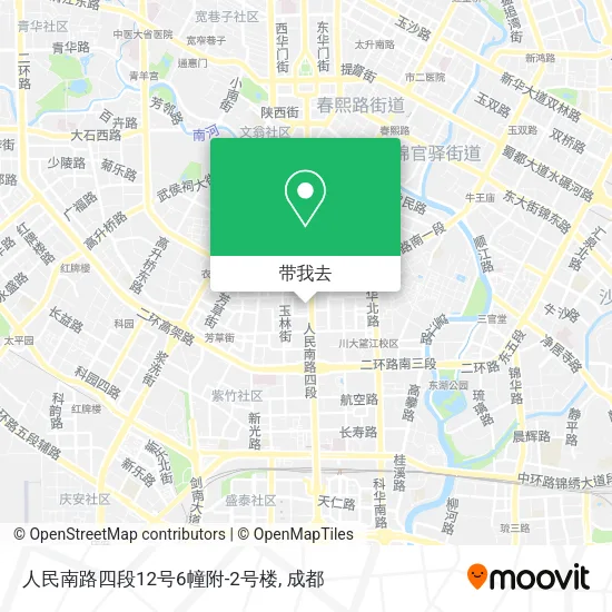 人民南路四段12号6幢附-2号楼地图