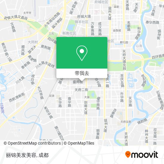 丽锦美发美容地图