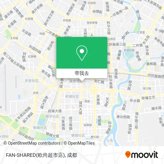 FAN-SHARED(欧尚超市店)地图