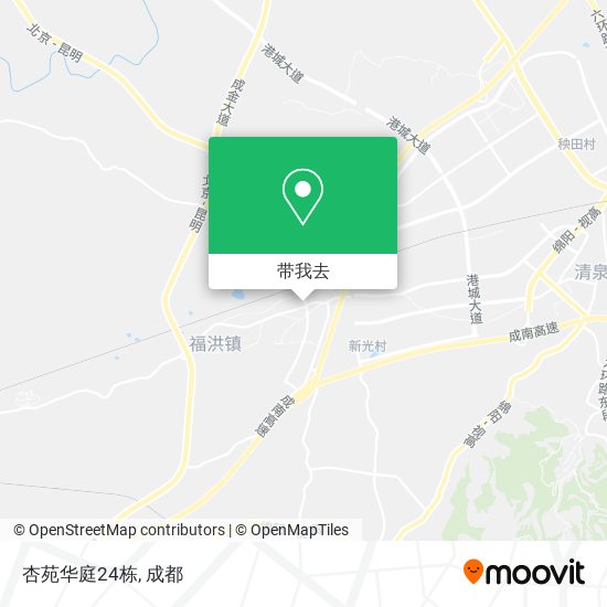 杏苑华庭24栋地图
