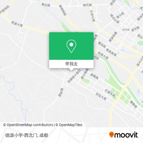 德源小学-西北门地图