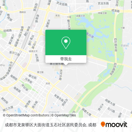 成都市龙泉驿区大面街道玉石社区居民委员会地图