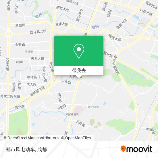 都市风电动车地图
