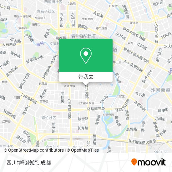 四川博驰物流地图