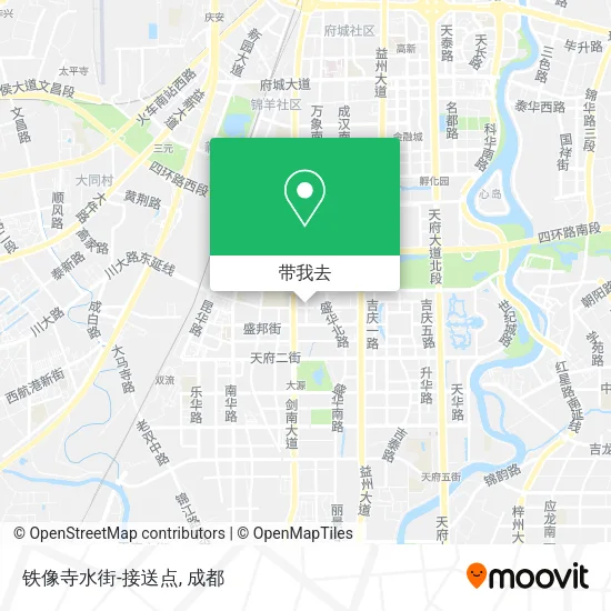 铁像寺水街-接送点地图
