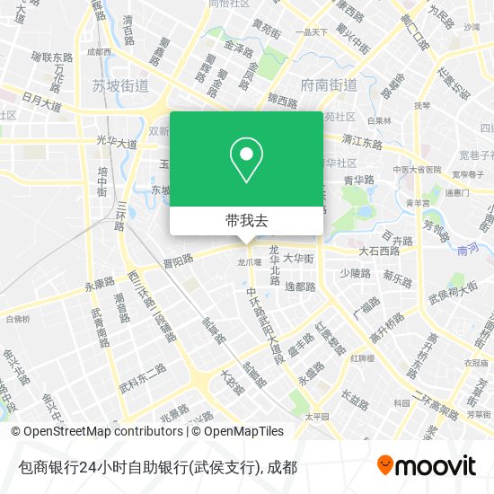包商银行24小时自助银行(武侯支行)地图