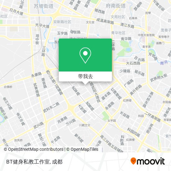 BT健身私教工作室地图
