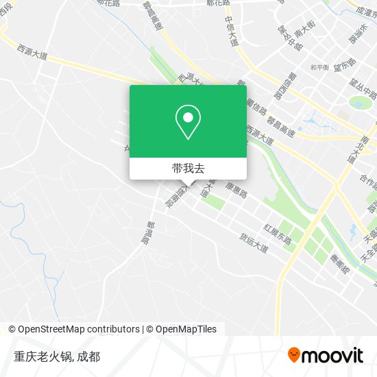 重庆老火锅地图