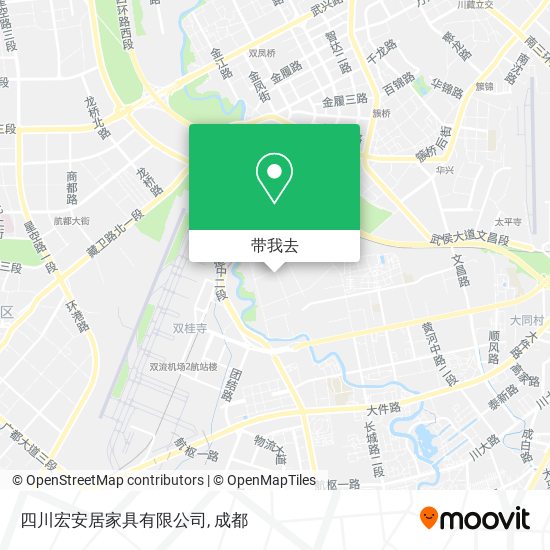 四川宏安居家具有限公司地图