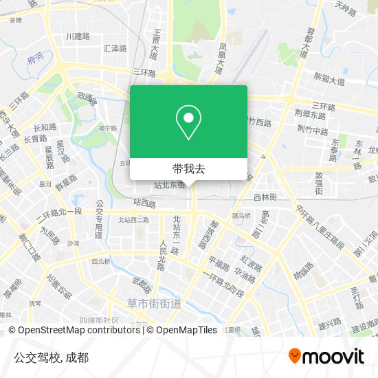 公交驾校地图