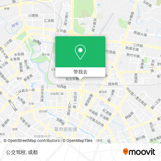 公交驾校地图