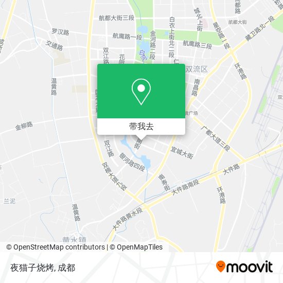 夜猫子烧烤地图