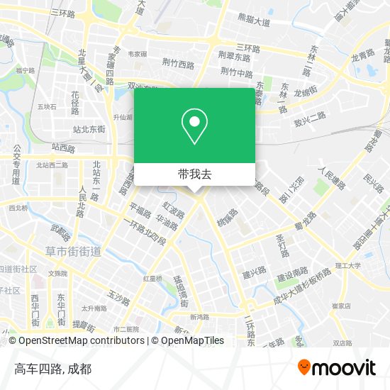 高车四路地图
