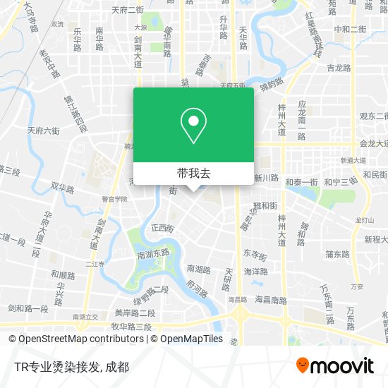 TR专业烫染接发地图
